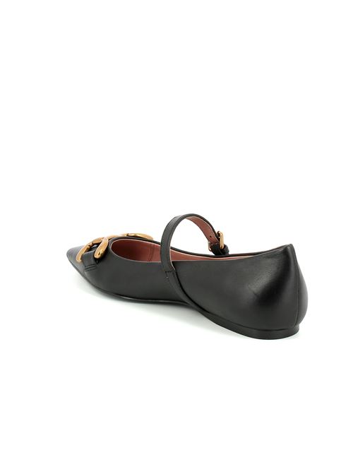 Kiva ballerina da donna in pelle nera BIBI LOU | 576Y